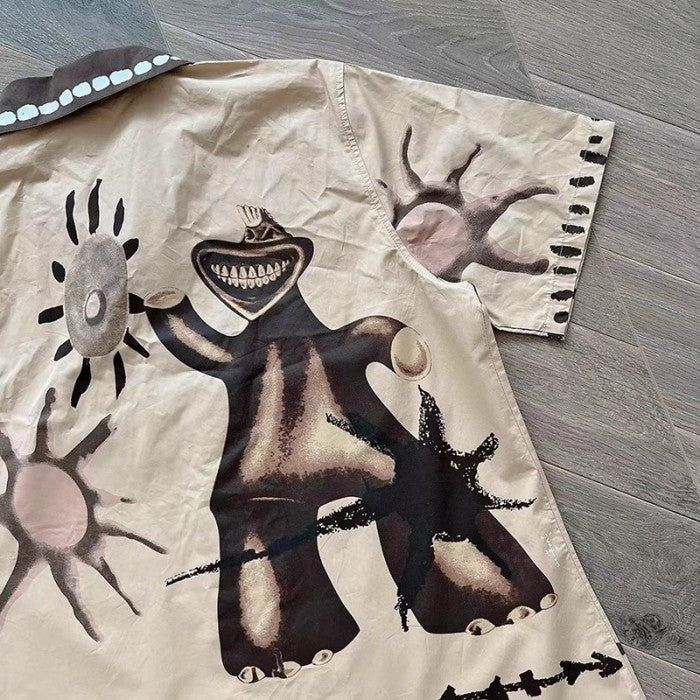 Travis Scott Painter's Button Up Shirt - Tan - SS22