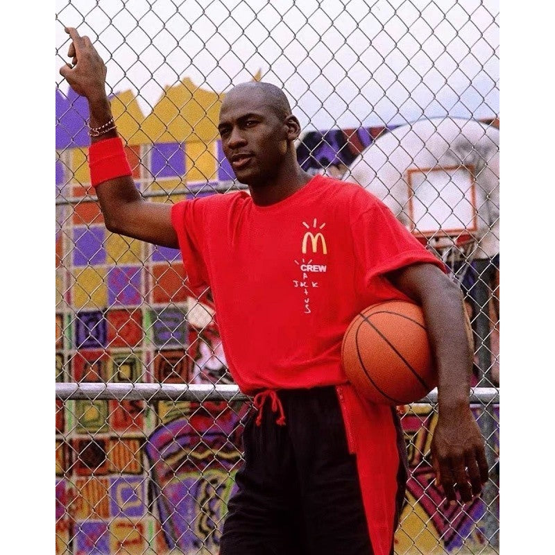 Travis Scott x McDonald's Crew T-Shirt Red
