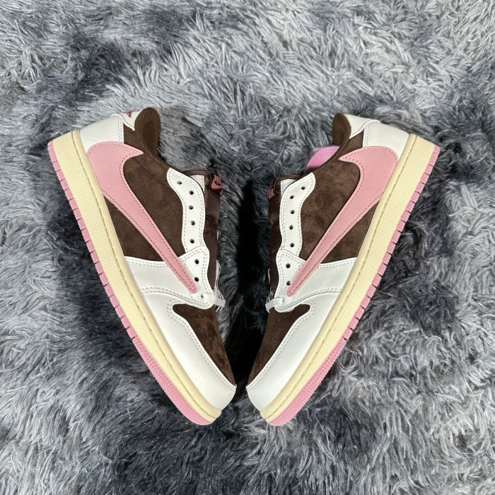 Travis Scott x Air Jordan 1 Low 'Dark Pony/Pink Oxford' DZ4137-206