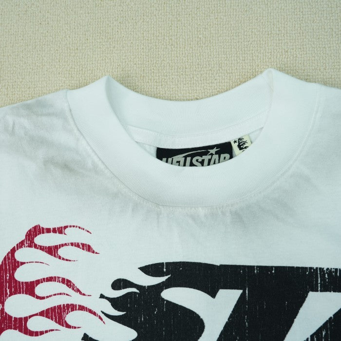 Hellstar Studio Cartoon Logo T-shirt White