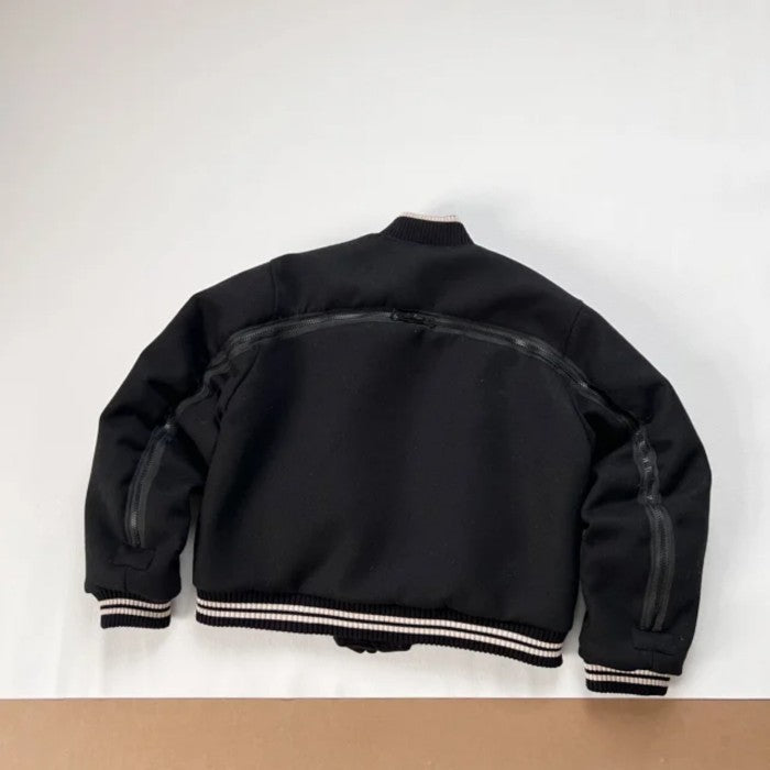 Dries Van Noten - Black Back Zip Wool Bomber Jacket