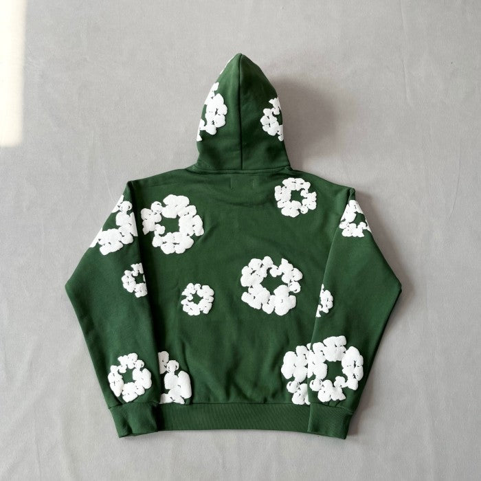Denim Tears - The Cotton Wreath Green Hoodie