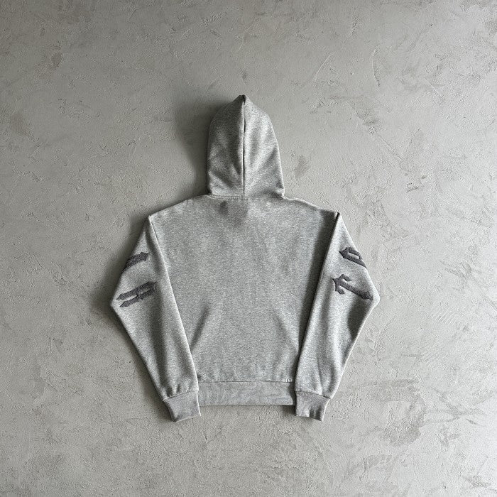 Trapstar Irongate Arch chenille 2.0 Tracksuit - Hoodie & Pants Set - Grey