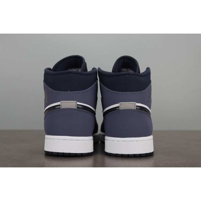 Air Jordan 1 Mid Obsidian Sanded Purple | 554724-445