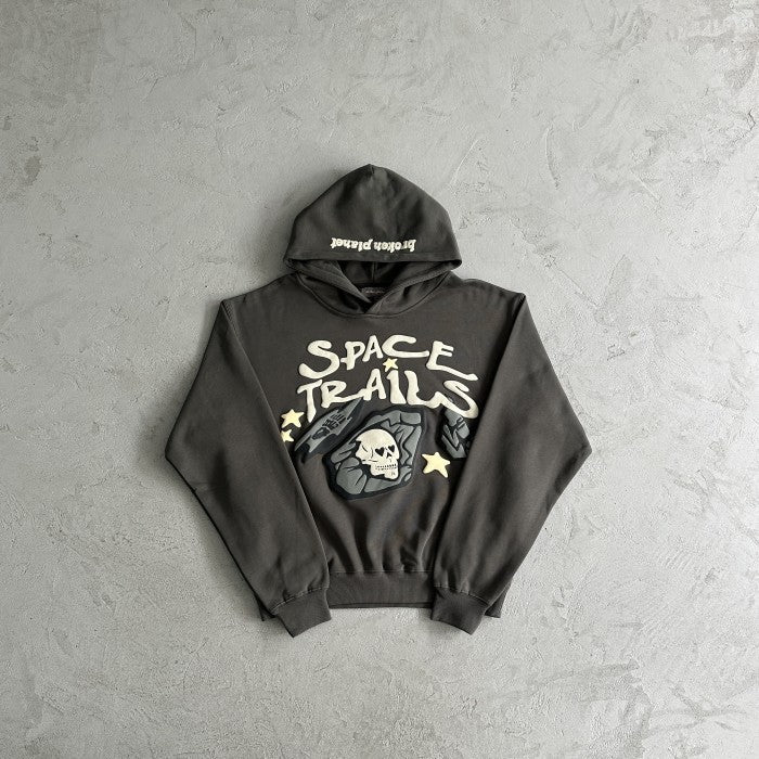 Broken Planet Market Space Trails Hoodie - Beluga Grey