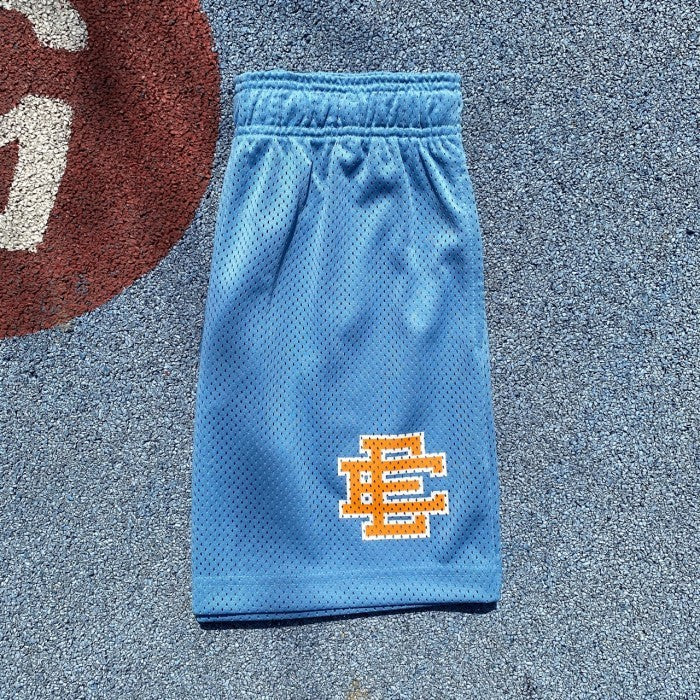 Eric Emanuel Basic Shorts x Blue/Lemonade Orange