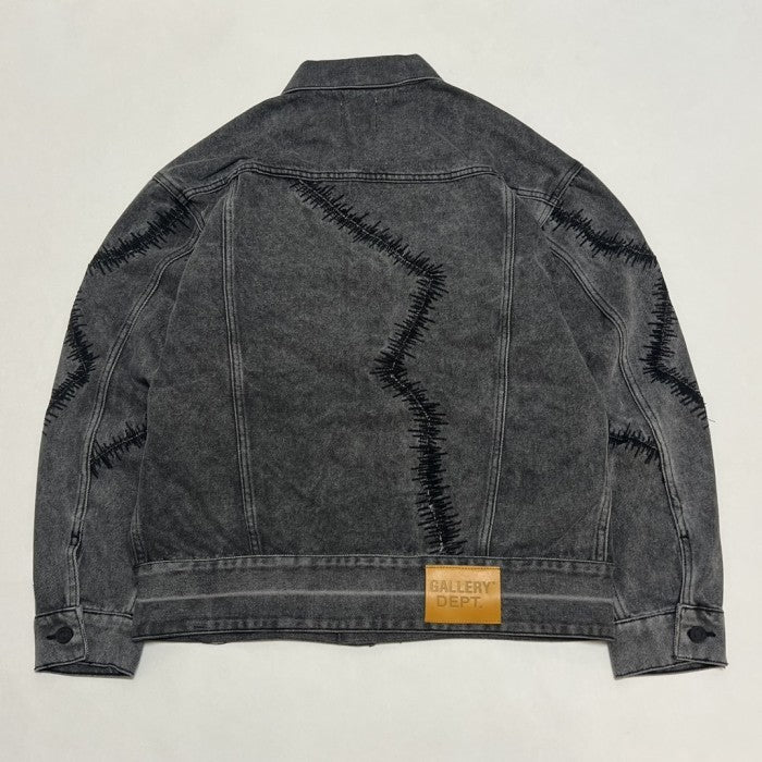 Gallery Dept. Scar Andy Denim Jacket - charcoal