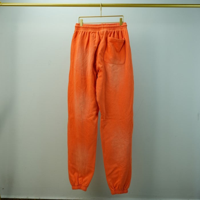 Hellstar Fire Orange Closed Elastic Bottom Sweatpants - Orange Dye
