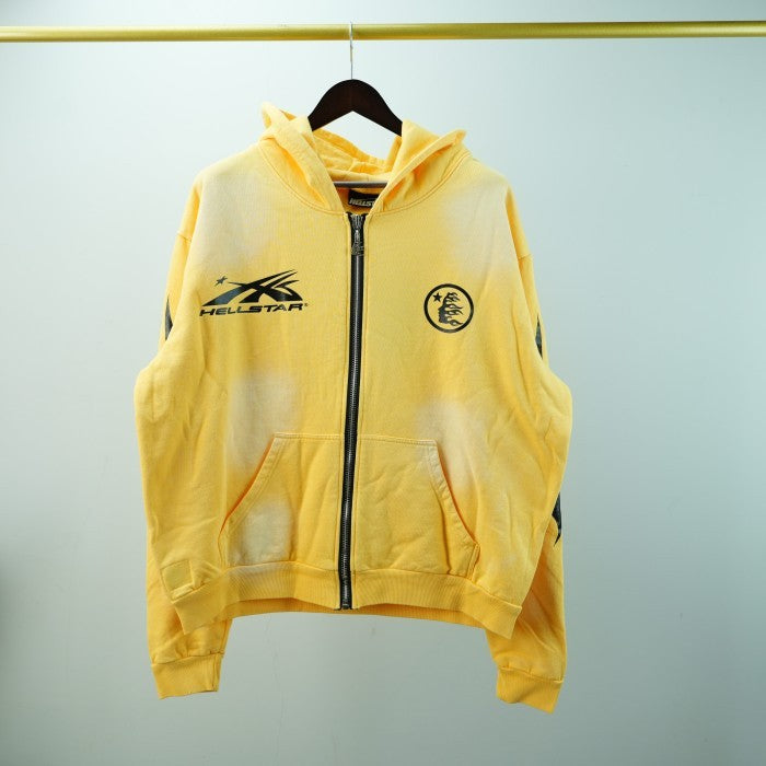 Hellstar Sports Zip-Up Sweatshirt - Yellow