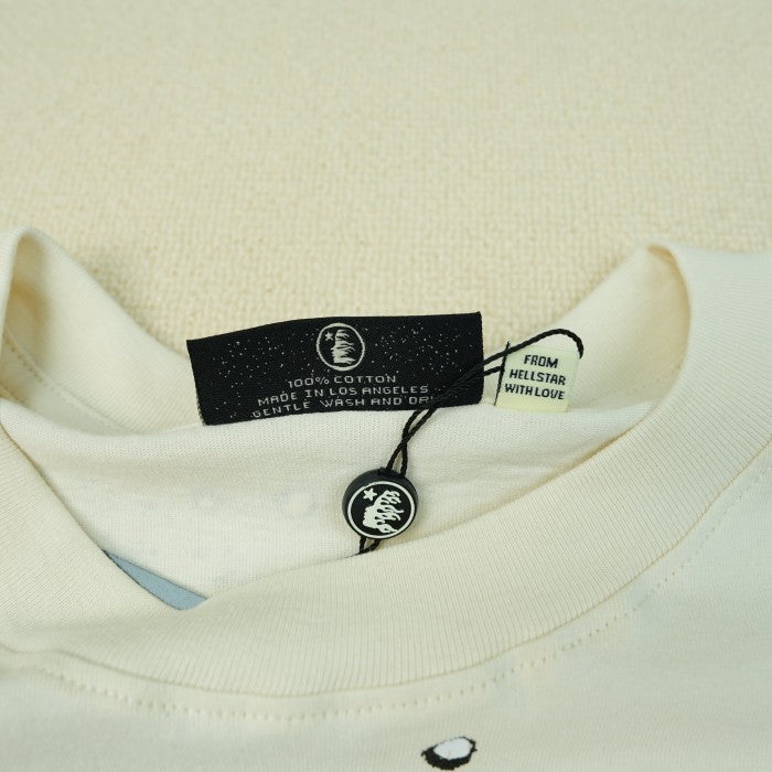 Hellstar Studios Motocross 11 Long Sleeve T-shirt - Cream White