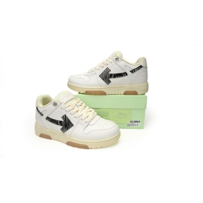 OFF-WHITE Out Of Office 'OOO' Low Tops Sneakers - White/ Black SS21