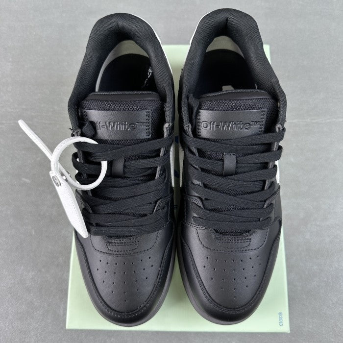 Off-White Out Of Office OOO Low Tops Sneakers - Black Gray White SS22