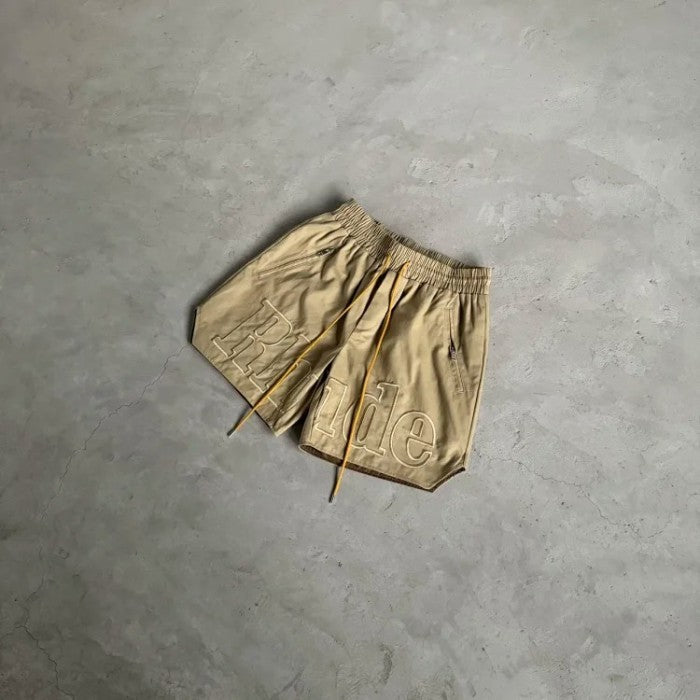Rhude - Embroidered Twill Logo Short