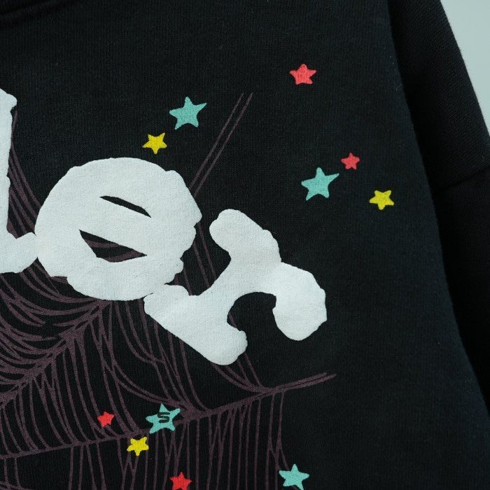 Sp5der Worldwide Hoodie Black
