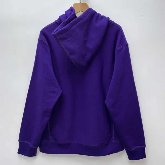Supreme Cross Box Logo Hoodie Sweatshirt - Purple