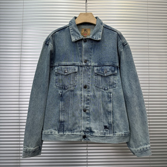 Supreme x BBR Denim Trucker Jacket - Washed Blue