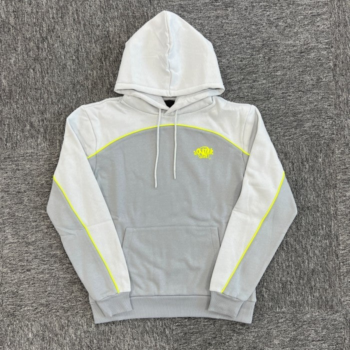 Syna World Pipe Hoodie and Short Set - Grey/Yellow
