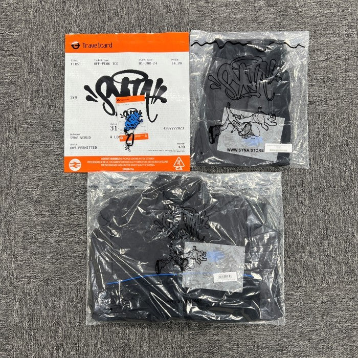 Syna World ‘Syna Logo’ Shell Tracksuit - Grey/Black/Cobalt