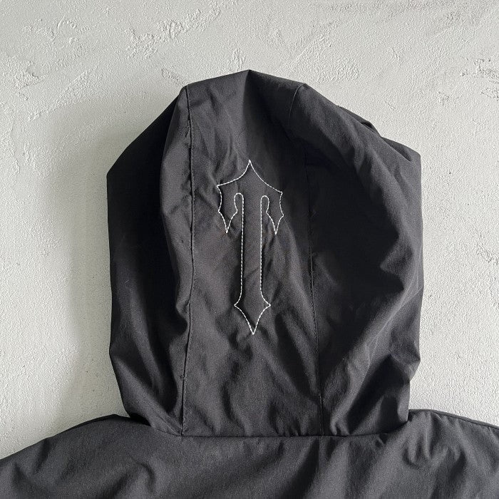 Trapstar Decoded Windbreaker Jacket - Black/White