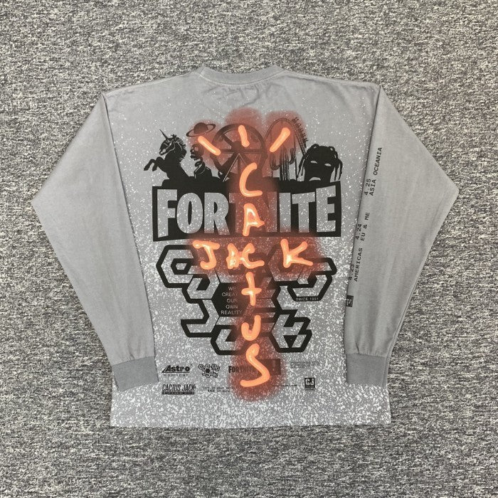 Travis Scott Astronomical Tour x Fortnite Long-Sleeve Tee