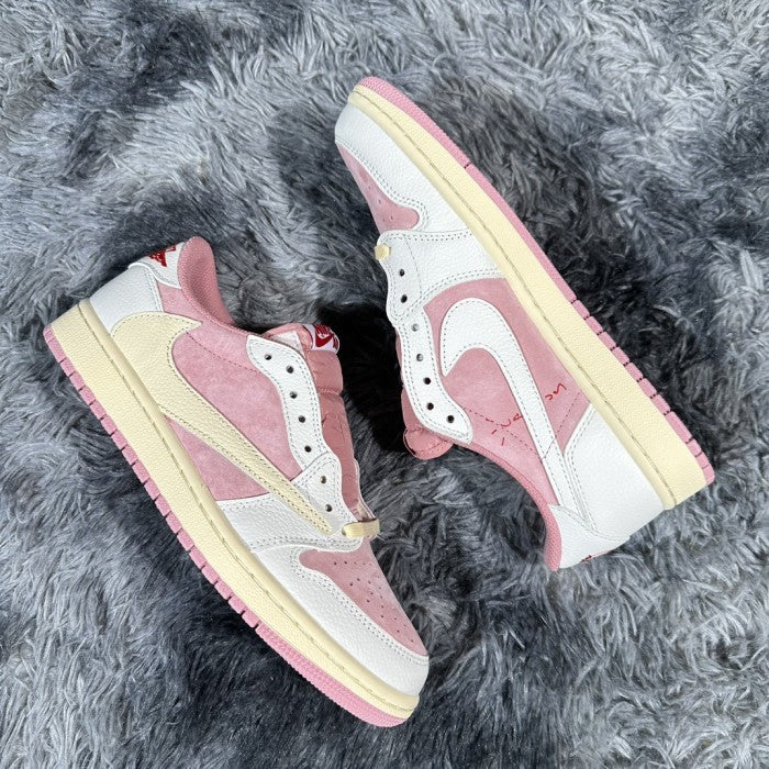 Travis Scott x Air Jordan 1 Low "Shy Pink" DM7866-106