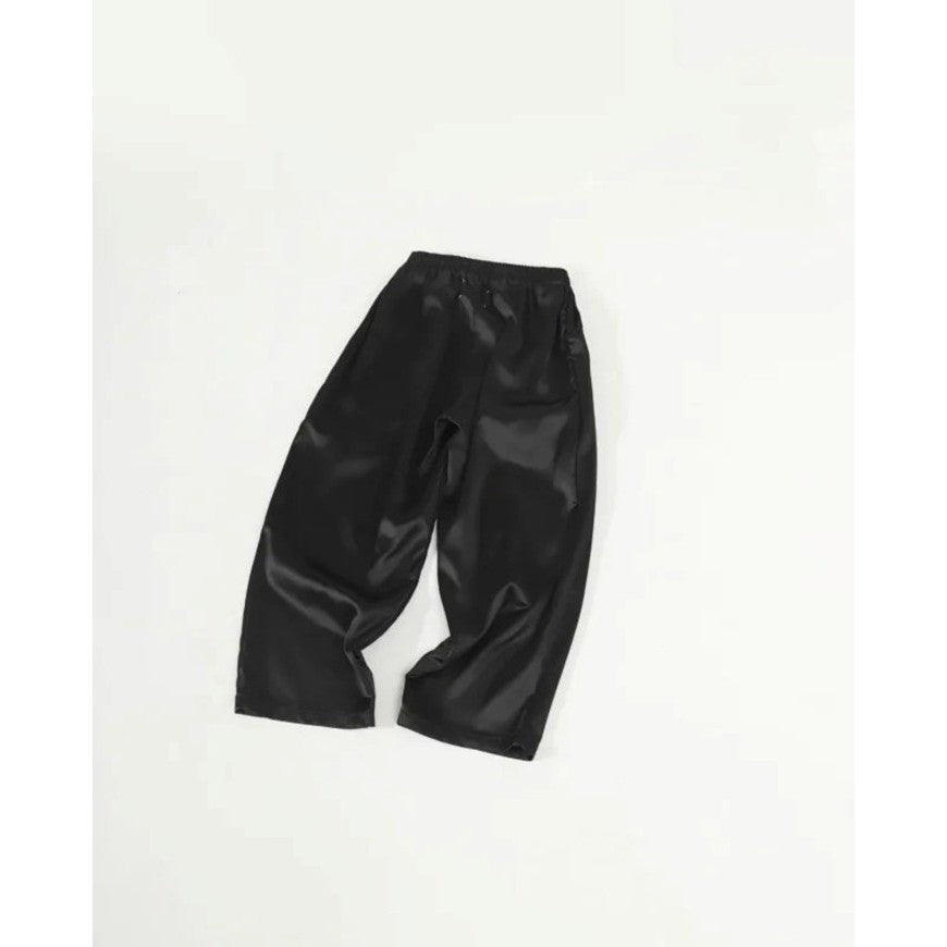 Maison Margiela Black Satin Pajama Set