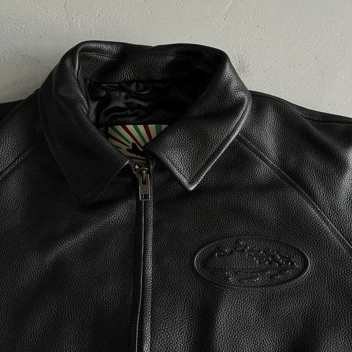 Corteiz Leather Jacket Black (100% Real Leather) - FW23