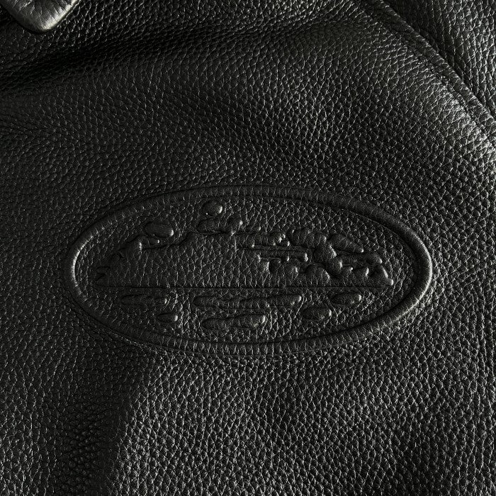Corteiz Leather Jacket Black (100% Real Leather) - FW23
