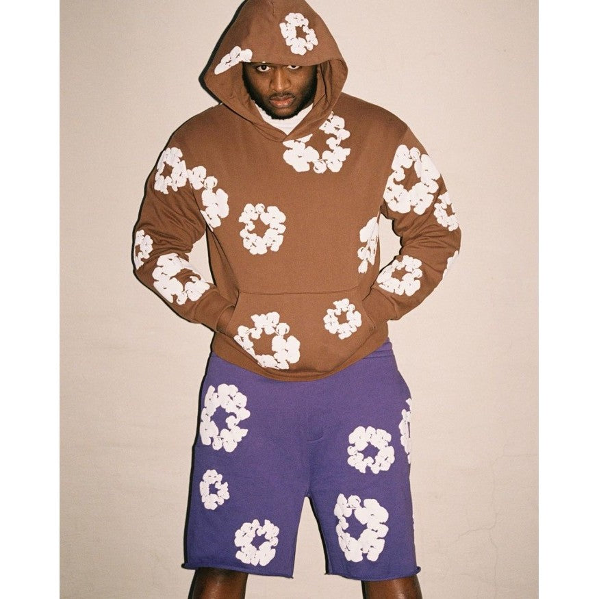 Denim Tears - The Cotton Wreath Brown Hoodie