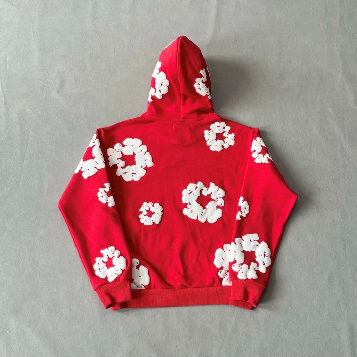 Denim Tears - The Cotton Wreath Red Hoodie