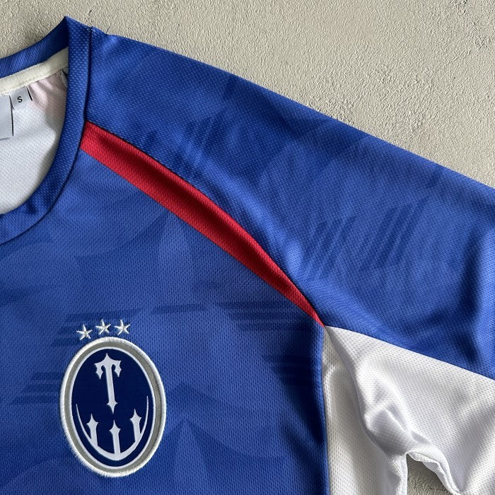 Trapstar Irongate Football Jersey - Blue/Red/White