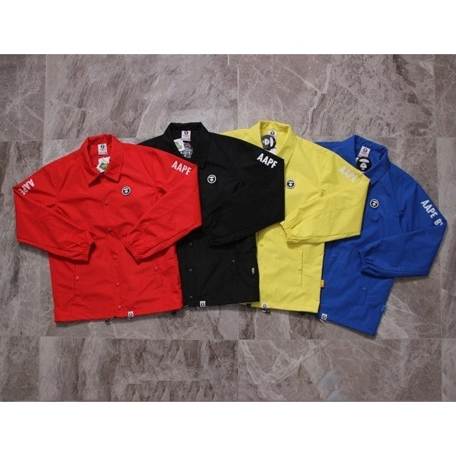 Aape By A Bathing Ape Denim Coach Jacket