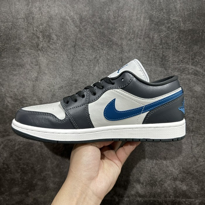 Air Jordan 1 Low Anthracite Industrial Blue DC0774-040