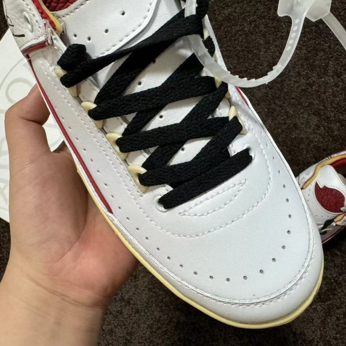 Air Jordan 2 Retro Low SP Off-White White Red