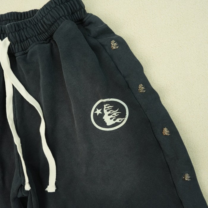 Hellstar Snap Sweat Shorts - Black