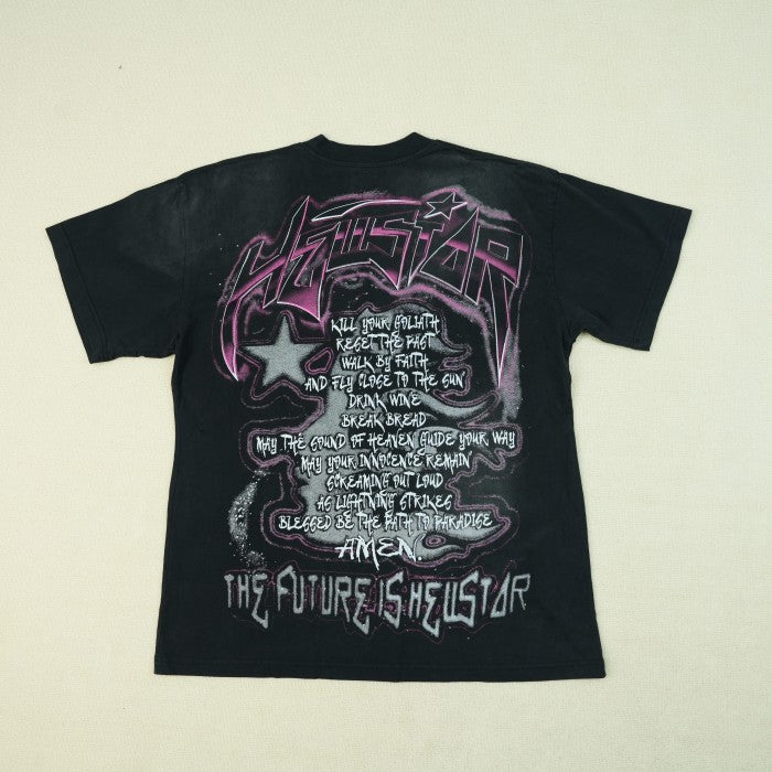 Hellstar The Future T-Shirt - Black/Pink