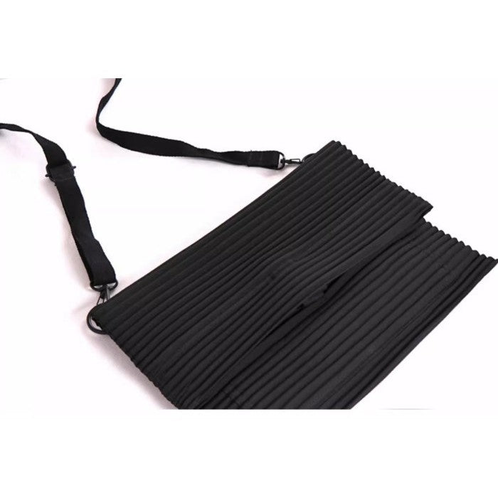 Issey Miyake Homme Plisse Black Small Pleated Flat Bag