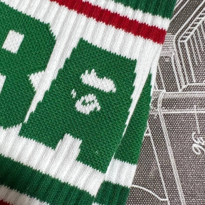 Kaos Kaki A Bathing Ape Bape Line Socks