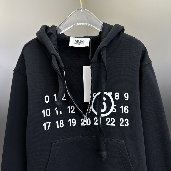 MM6 Maison Margiela Logo Hoodie 'Black'