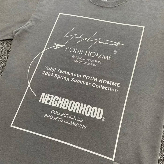 NEIGHBORHOOD x Yohji Yamamoto Print Short Sleeve T-Shirt