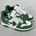 OFF-WHITE Out Of Office 'OOO' Low Tops Sneakers - White/ Green