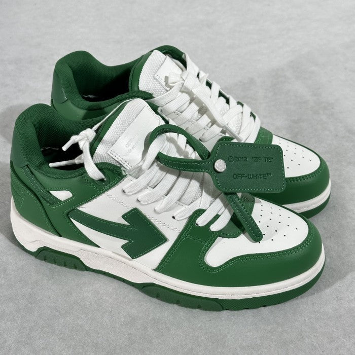 OFF-WHITE Out Of Office 'OOO' Low Tops Sneakers - White/ Green