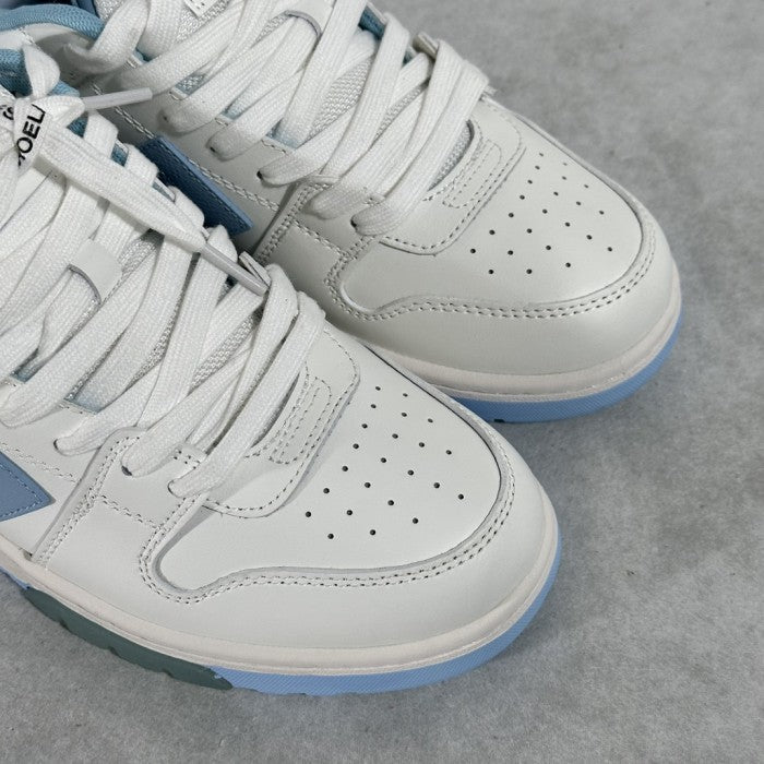 OFF-WHITE Out Of Office 'OOO' Low Tops Sneakers - White/ Light Blue