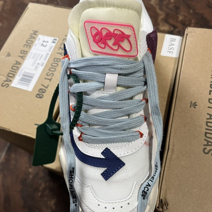 Off-White ODSY-1000 Lace-Up Sneakers - 'White Navy Blue'