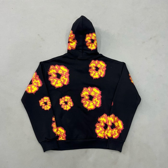 Offset x Denim Tears - The Cotton Wreath Black Hoodie