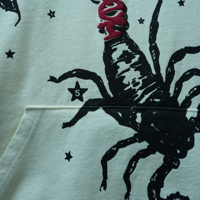Sp5der x Mariah The Scientist Scorpion Hoodie - Cream