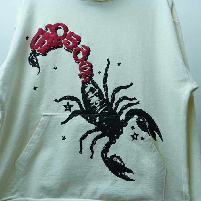 Sp5der x Mariah The Scientist Scorpion Hoodie - Cream