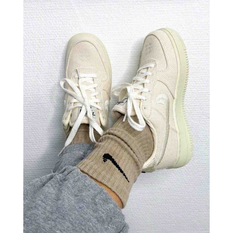 Stussy x Nike Air Force 1 Fossil