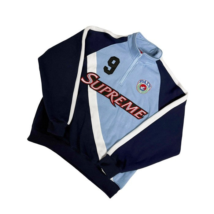 Equipe Half Zip - Sweatshirt / Shorts / Set - Light Blue - Supreme