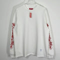 Supreme Old English Long Sleeve Top - White
